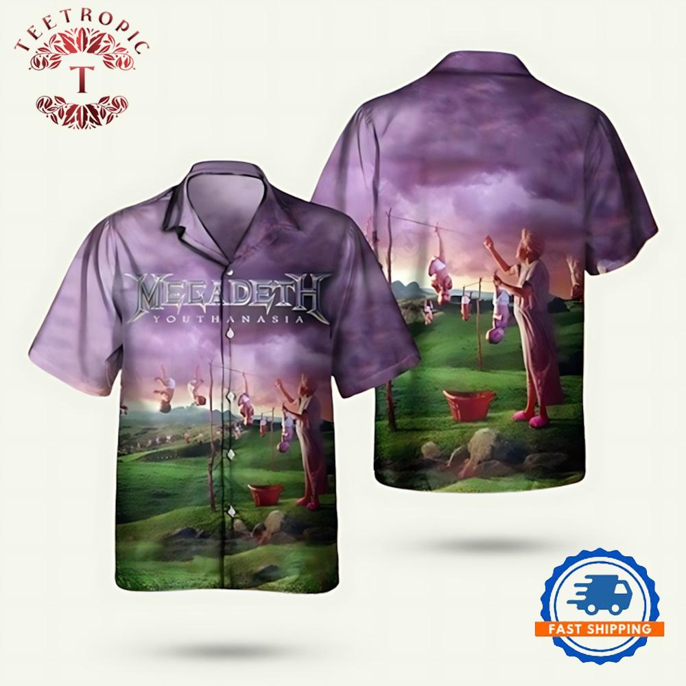 Megadeth Youthanasia Hawaiian Shirt