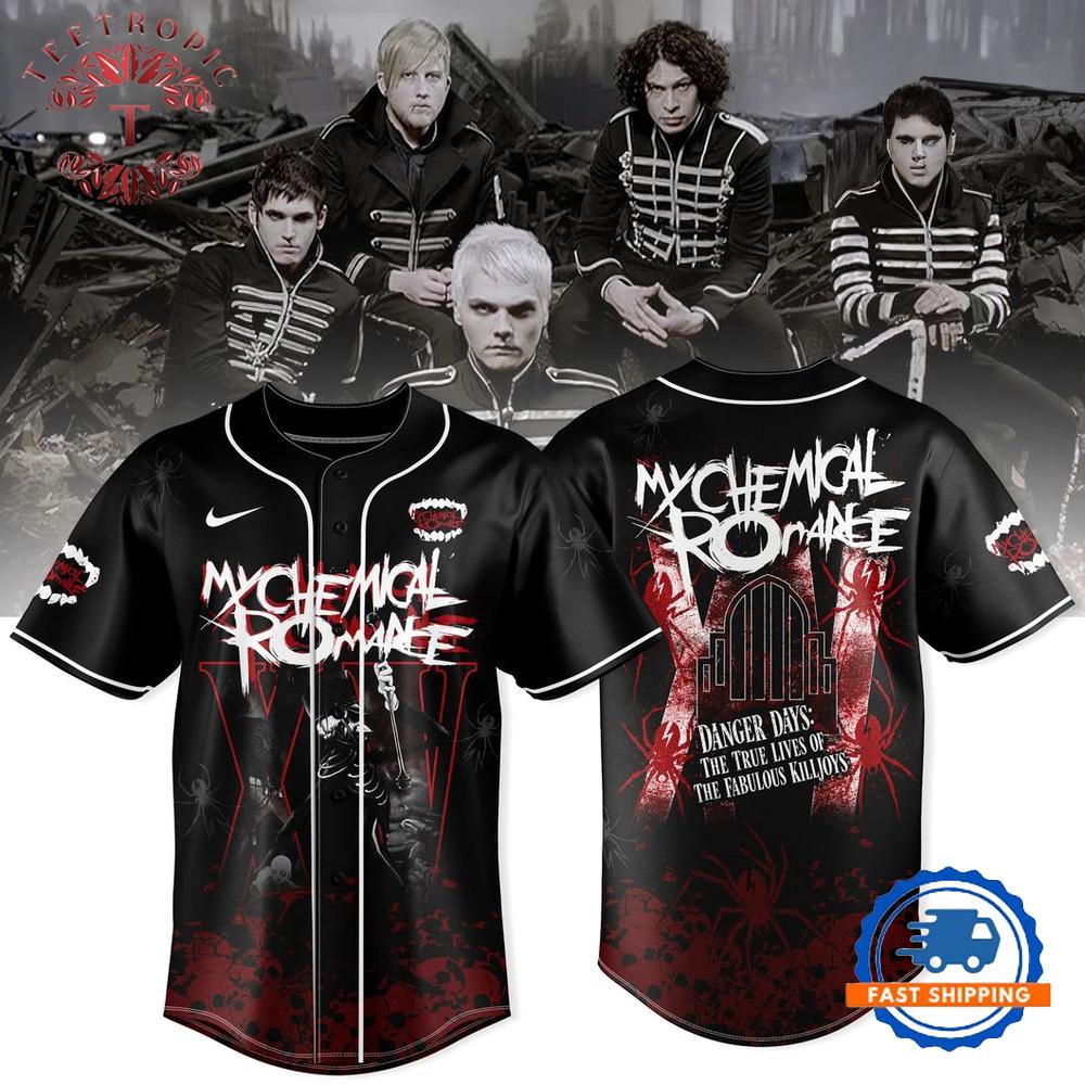 My Chemical Romance 15 Years Later Edition Baseball Jersey