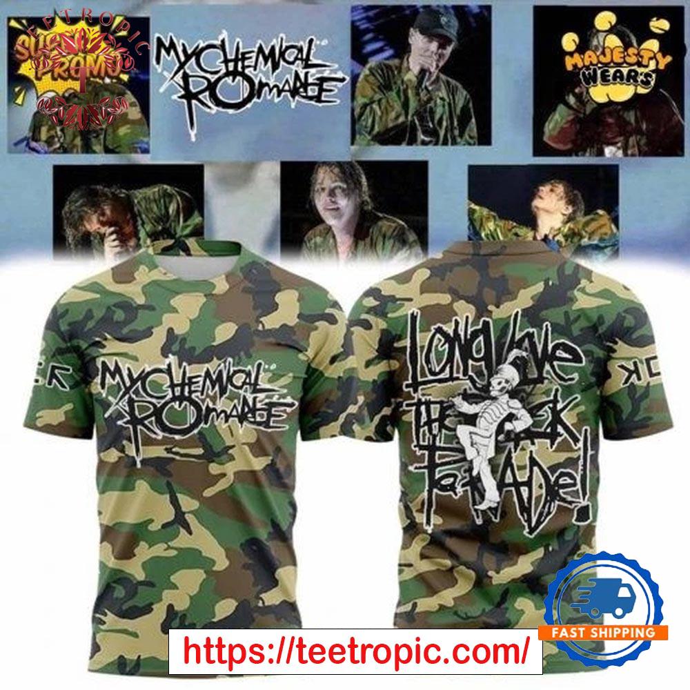 My Chemical Romance Long Live The Black Parade 3D Camo Print T-Shirt