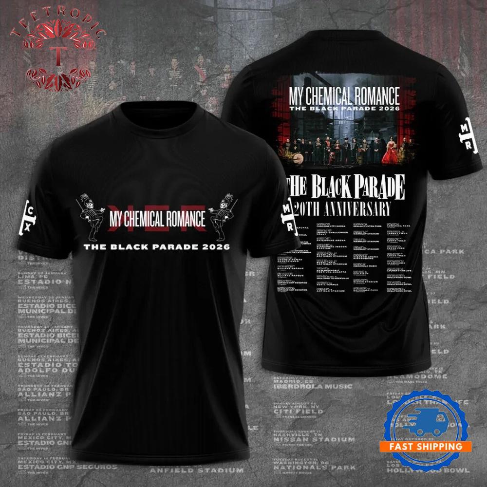 My Chemical Romance The Black Parade 2026 T Shirt