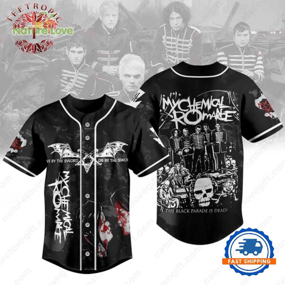 My Chemical Romance The Black Parade Is Dead Black Baseball Jersey