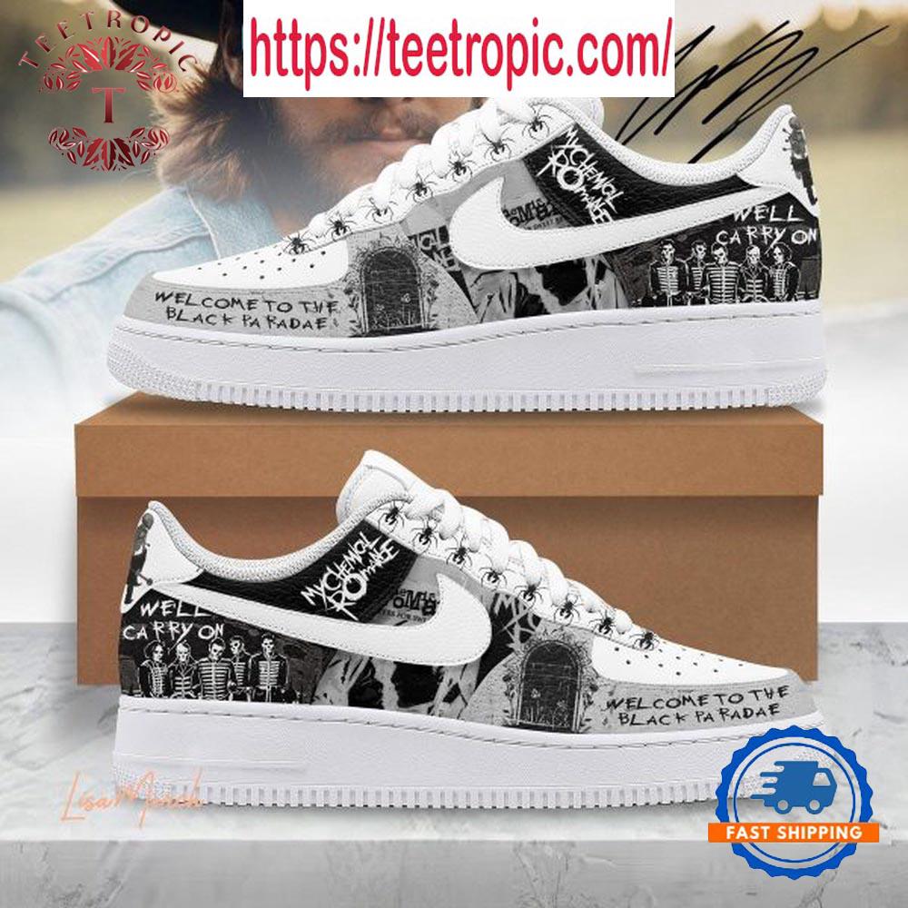 My Chemical Romance Welcome To The Black Paradae Air Force 1 Shoes
