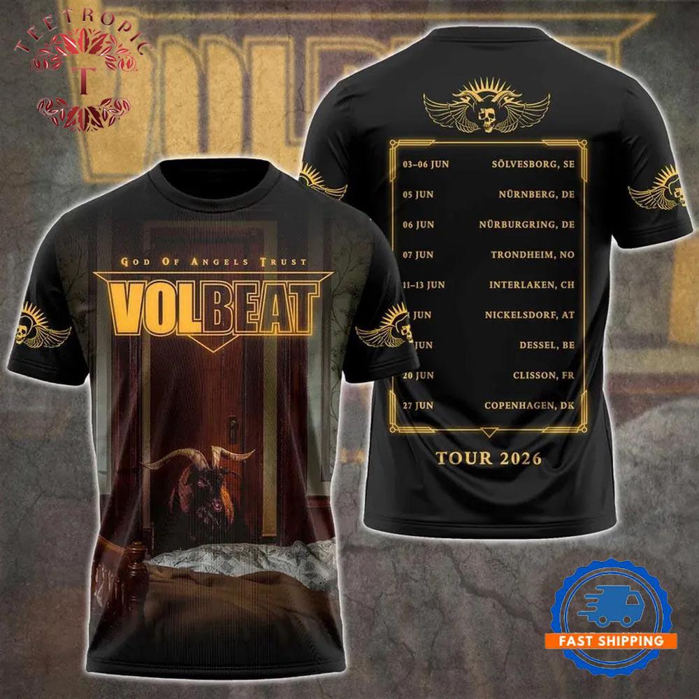 VOLBEAT Tour 2026 3D Shirt