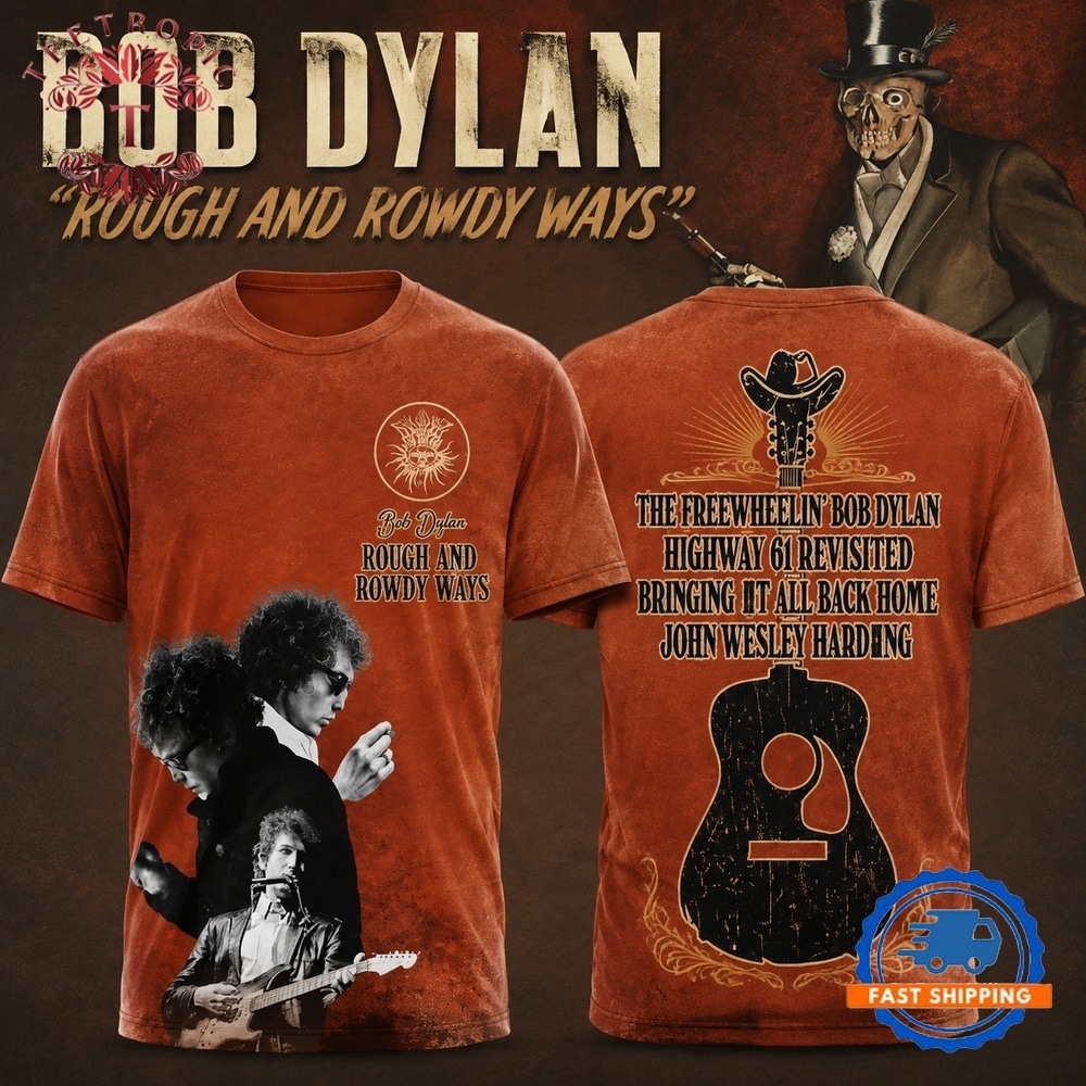 Bob Dylan HOT NEW 3D SHIRT