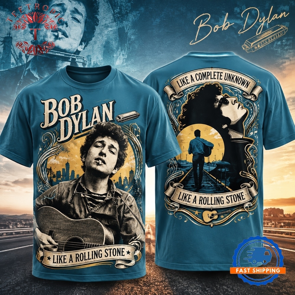 Bob Dylan Music Graphic 3D T Shirt