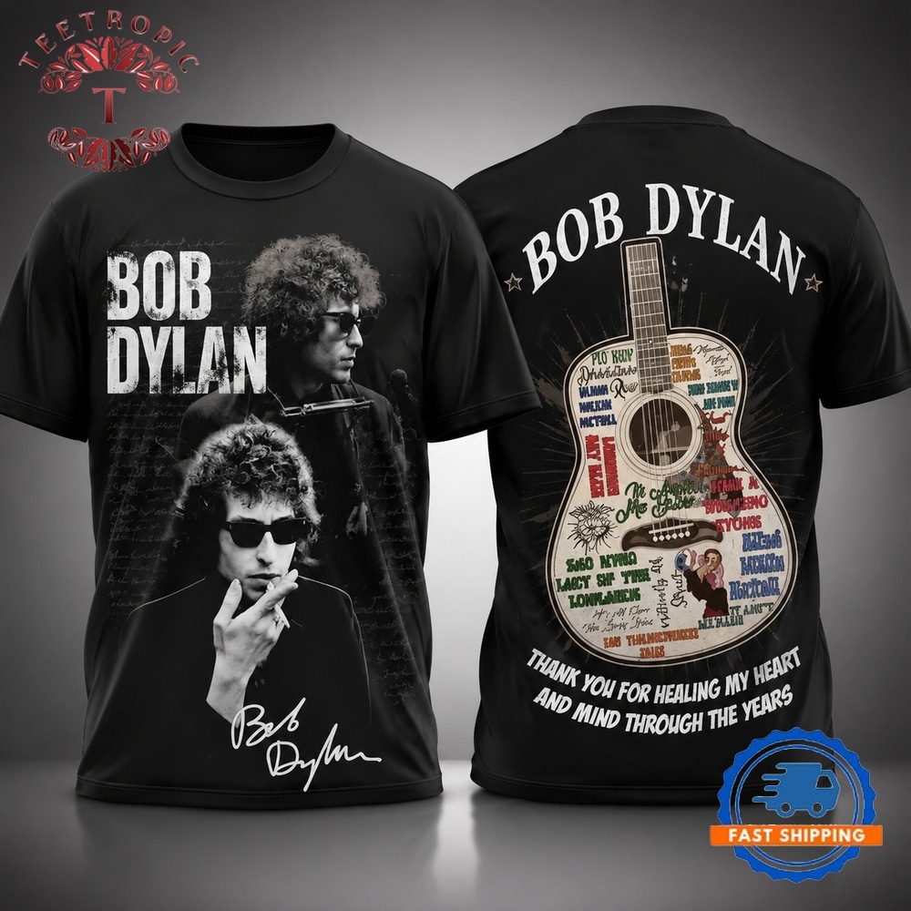 Bob Dylan Thank You For Healing My Heart AOP 3D T Shirt