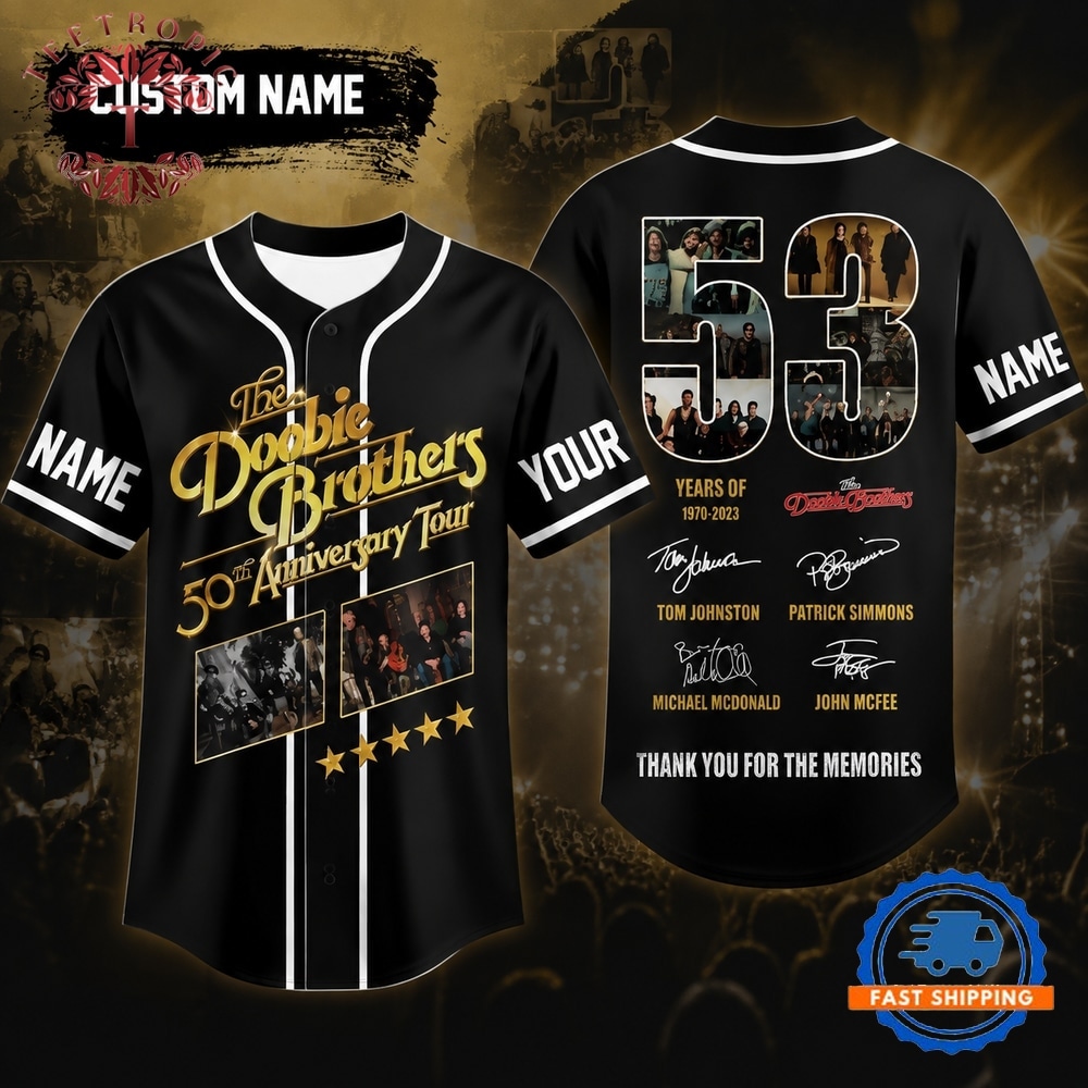 Doobie Brothers Band Anniversary Jersey