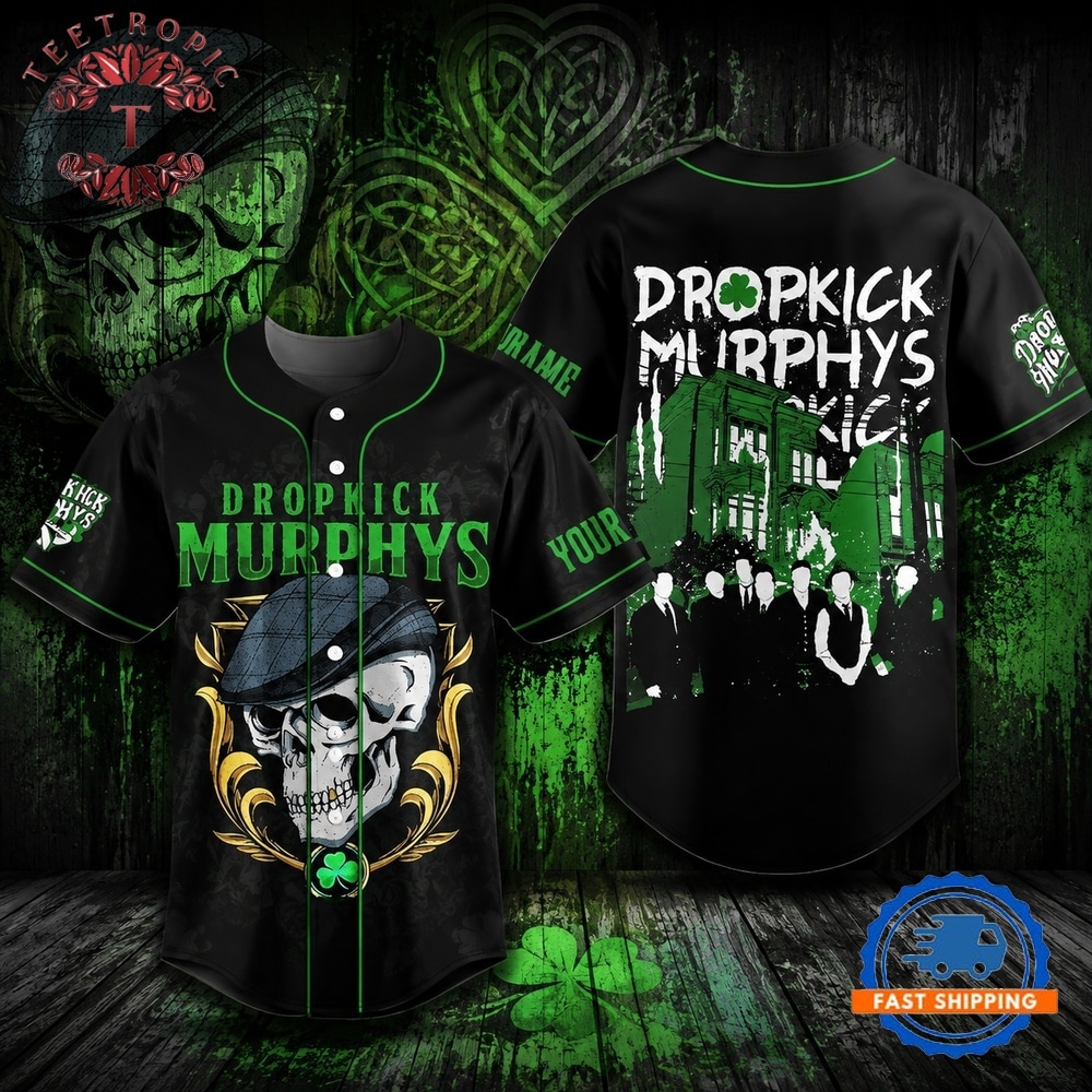 Dropkick Murphys Music Love Fan Personalized Baseball Jersey