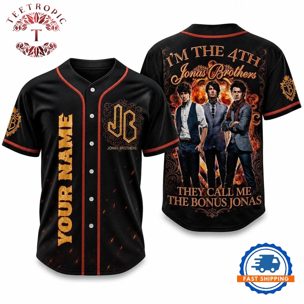 Jonas Brothers Baseball Jersey