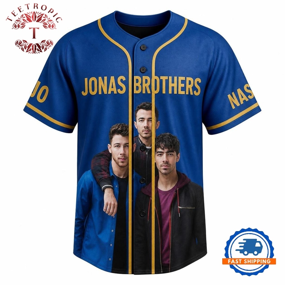 Jonas Brothers Custom Name And Number Baseball Jersey