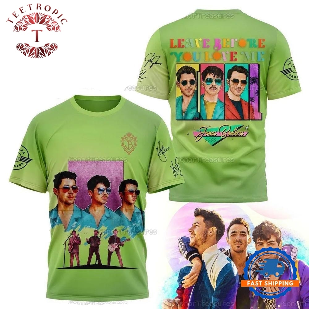 Jonas Brothers Five Albums Tour T Shirt