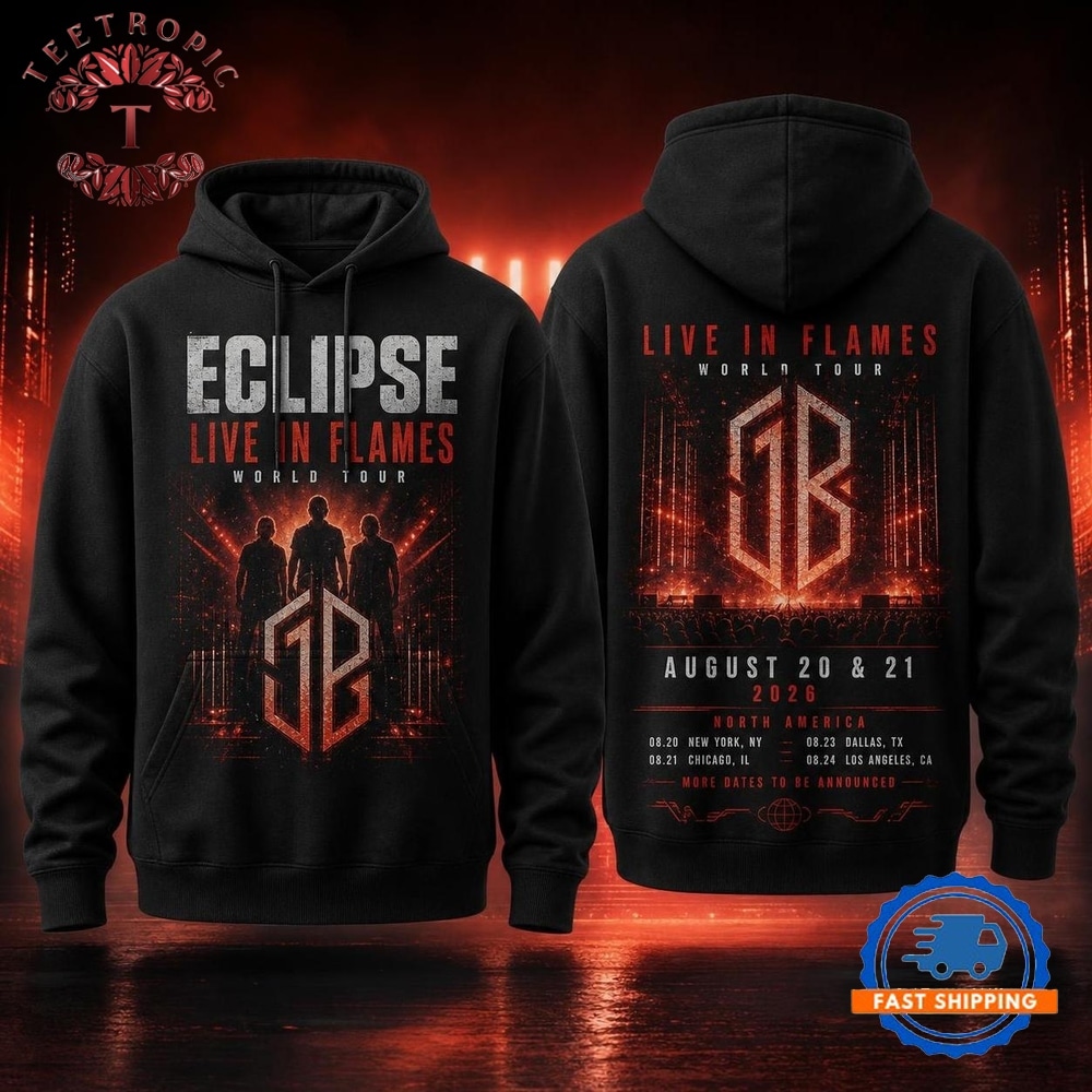 Jonas Brothers The Burning Up Tour 2026 Hoodie