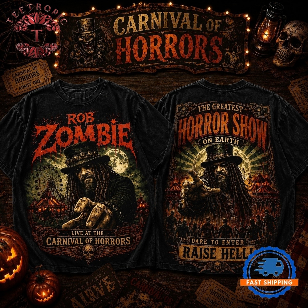 Rob Zombie Dare to Enter Raise Hell 3D Shirt