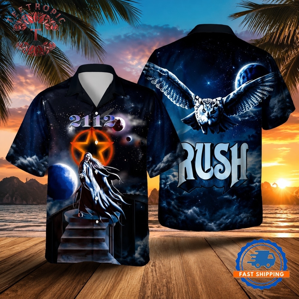 Rock Band Rush 2112 Art Hawaiian Shirt Rock Band Rush 2112 Art Hawaiian Shirt