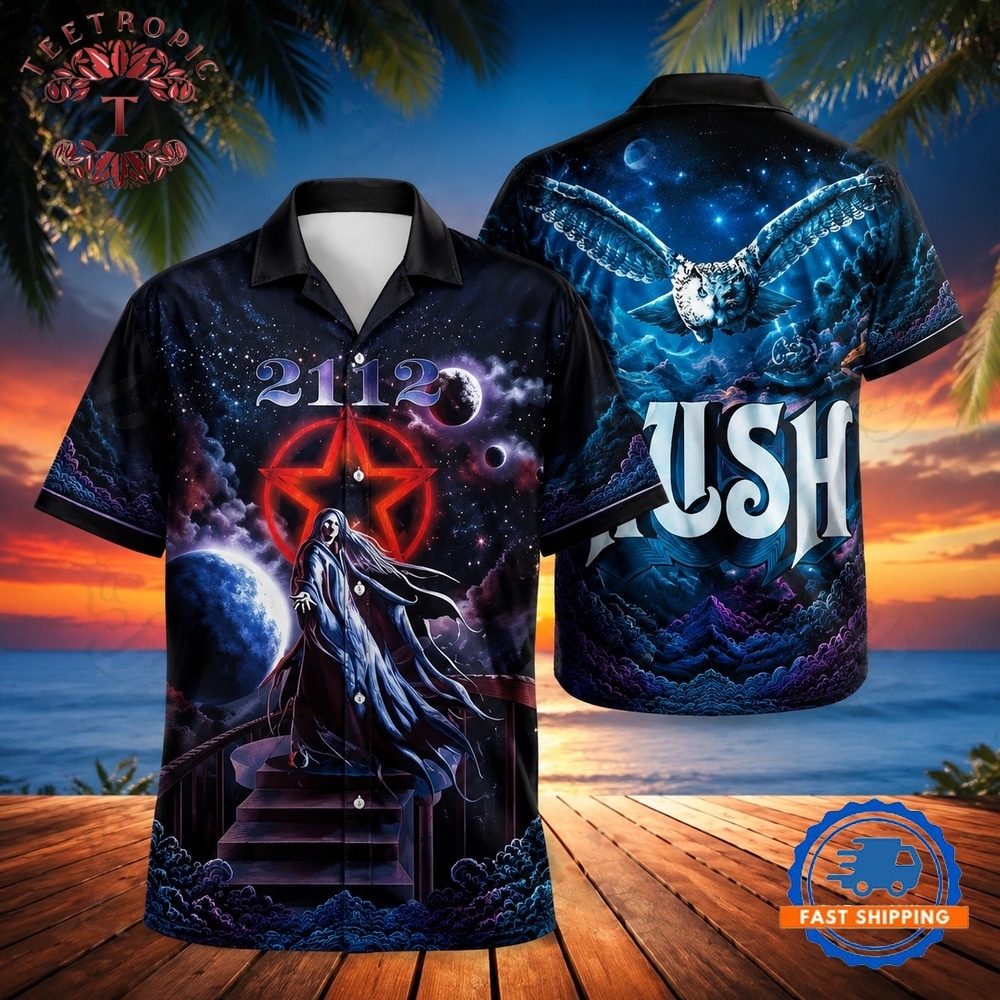 Rock Band Rush 2112 Art Summer Aloha Hawaiian Shirt