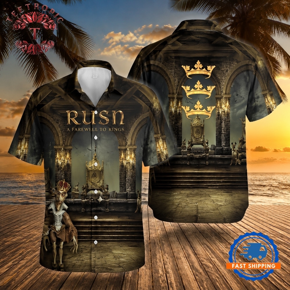 Rock Band Rush A Farewell To Kings Summer Aloha Hawaiian Shirt