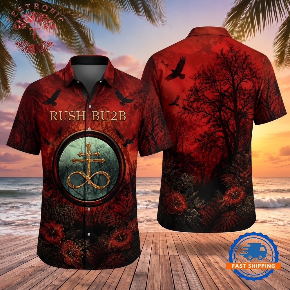 Rock Band Rush Bu2b Art Summer Aloha Hawaiian Shirt