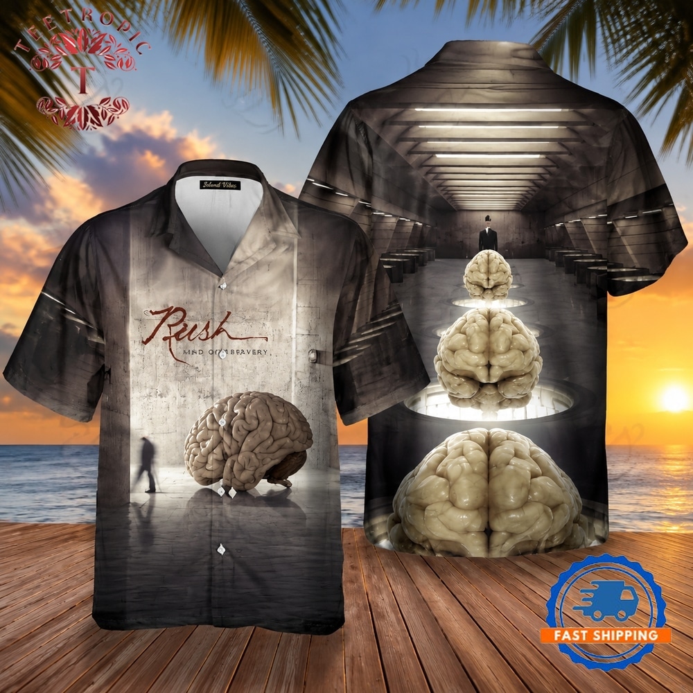 Rock Band Rush Hemisphere Summer Aloha Hawaiian Shirt
