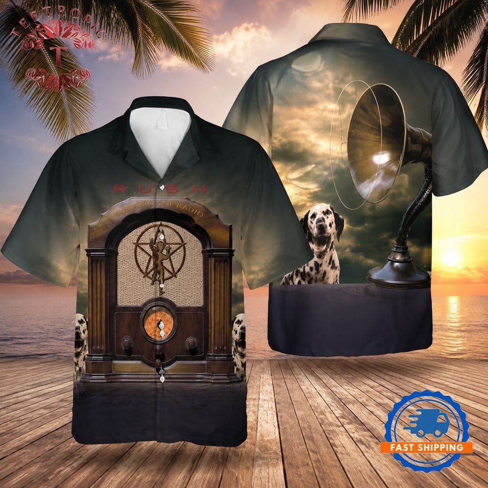 Rock Band Rush The Spirit Of Radio Summer Aloha Hawaiian Shirt