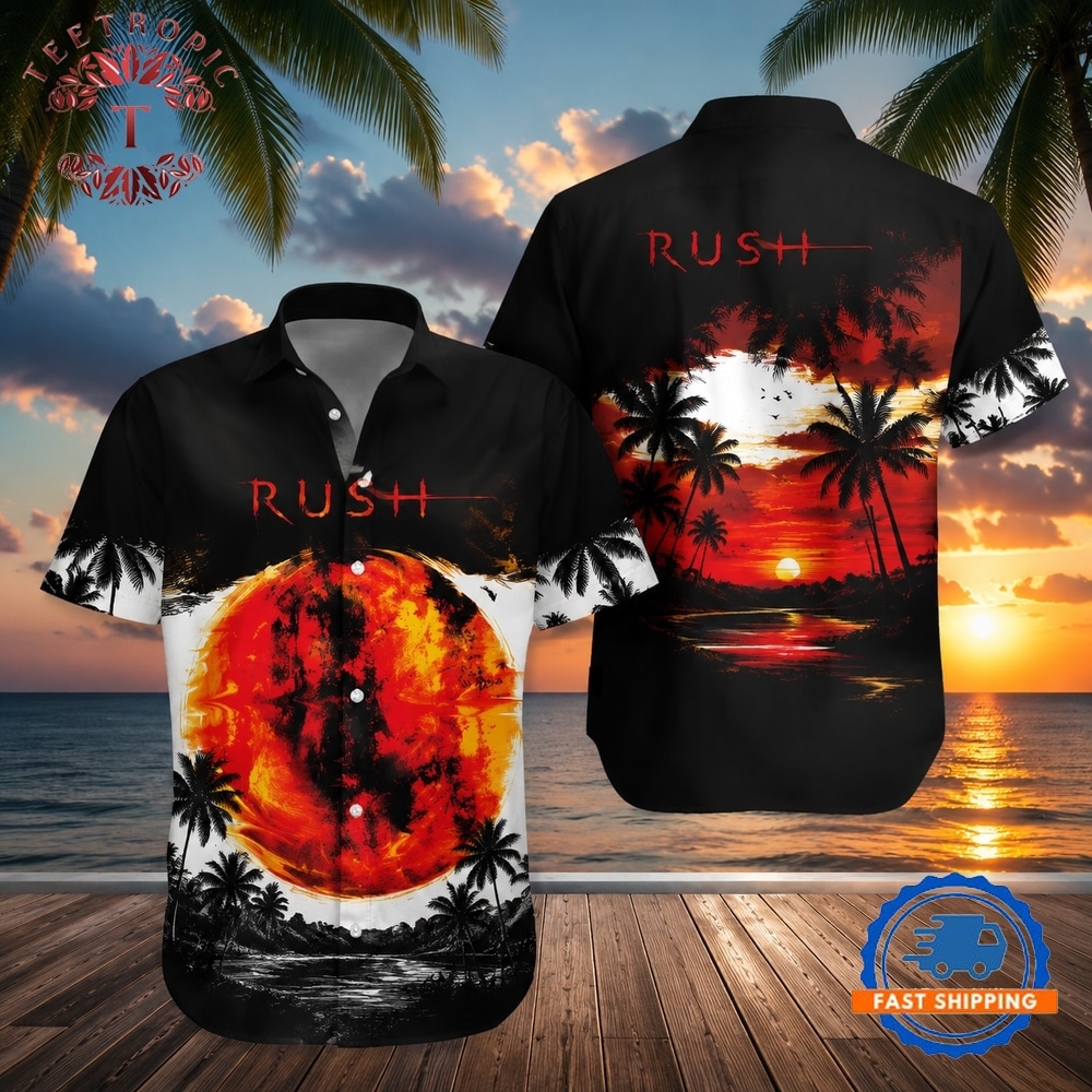 Rock Band Rush Vapor Trails Hawaiian Shirt