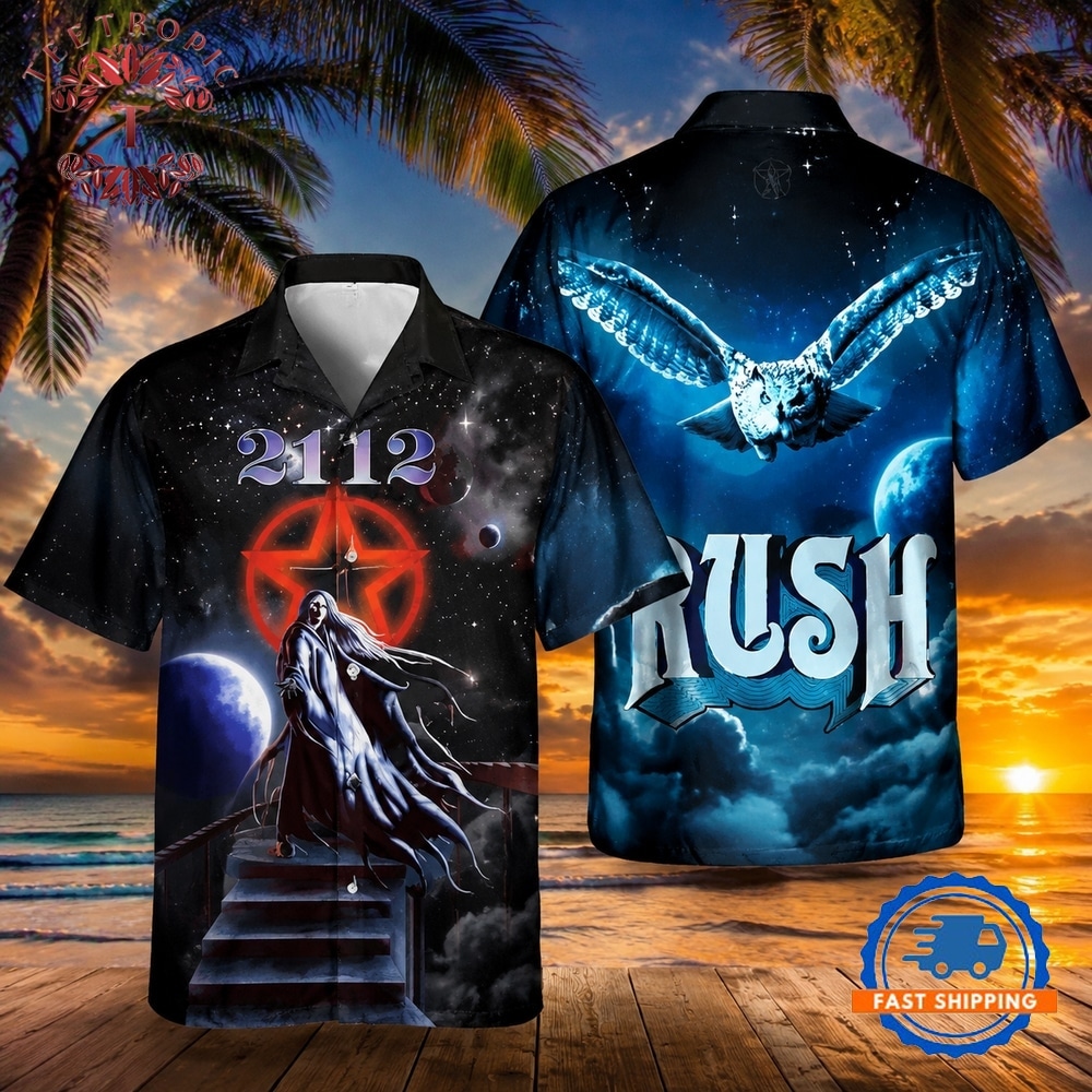 Rush 2112 Starman Summer Aloha Hawaiian Shirt