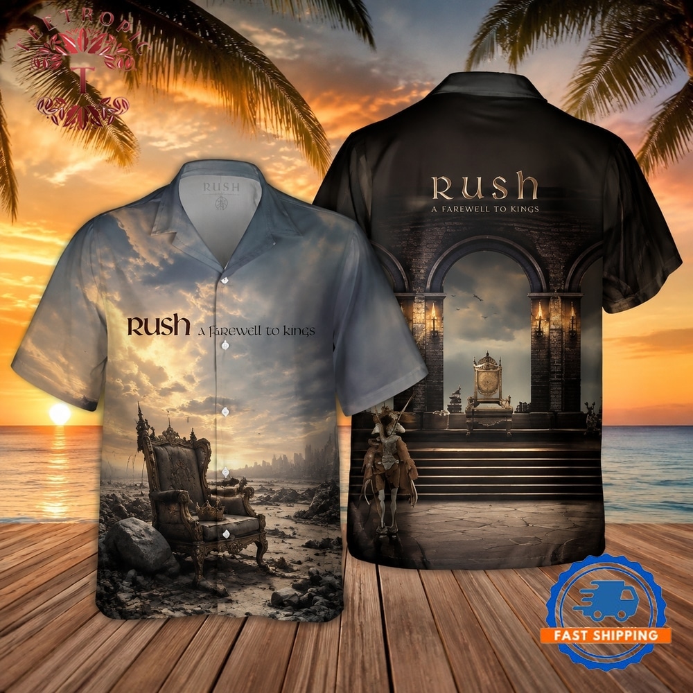 Rush A Farewell To Kings Album Hawaiian Shirt