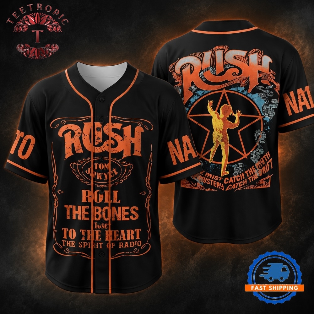 Rush Band Baseball Jersey Shirt