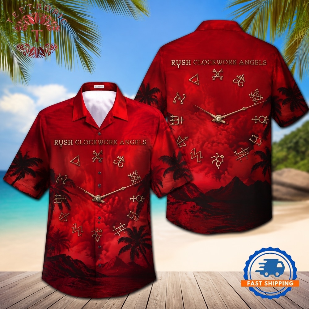 Rush Band Clockwork Angels Hawaiian Shirt