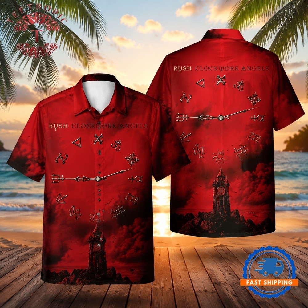 Rush Band Clockwork Angels Hawaiian Shirt