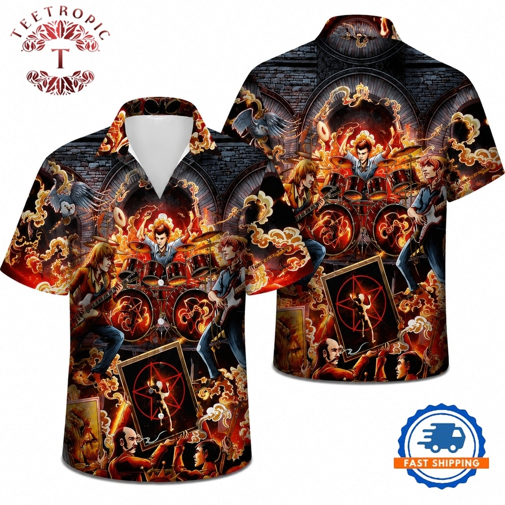 Rush Band Concert Art Hawaiian Shirt