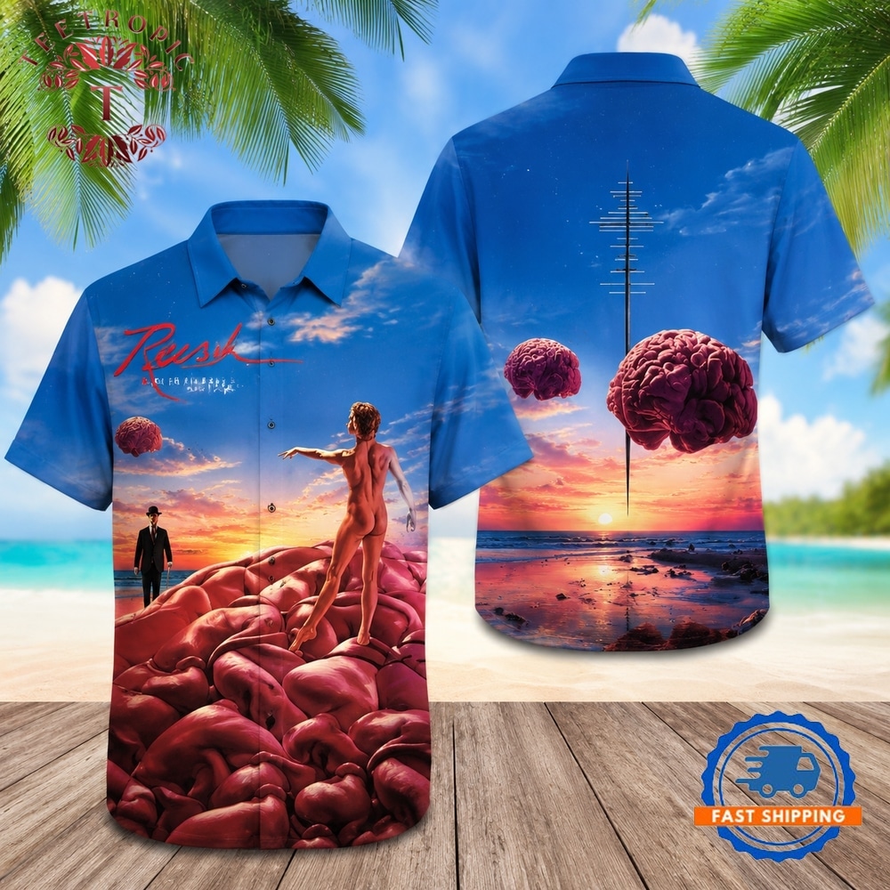 Rush Band Hemispheres Hawaiian Shirt