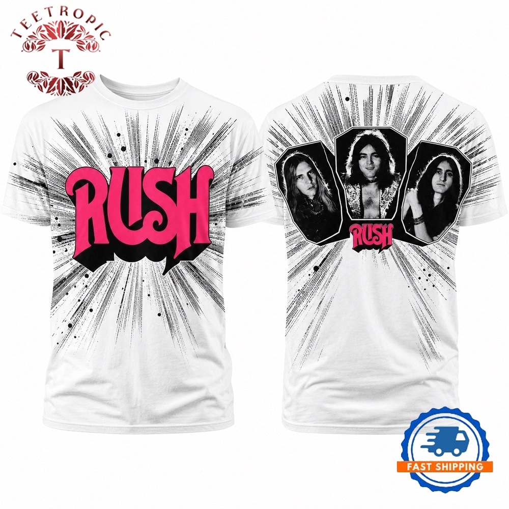Rush Debut Album Cover Unisex Polyester Gift For Fan 3D T Shirt