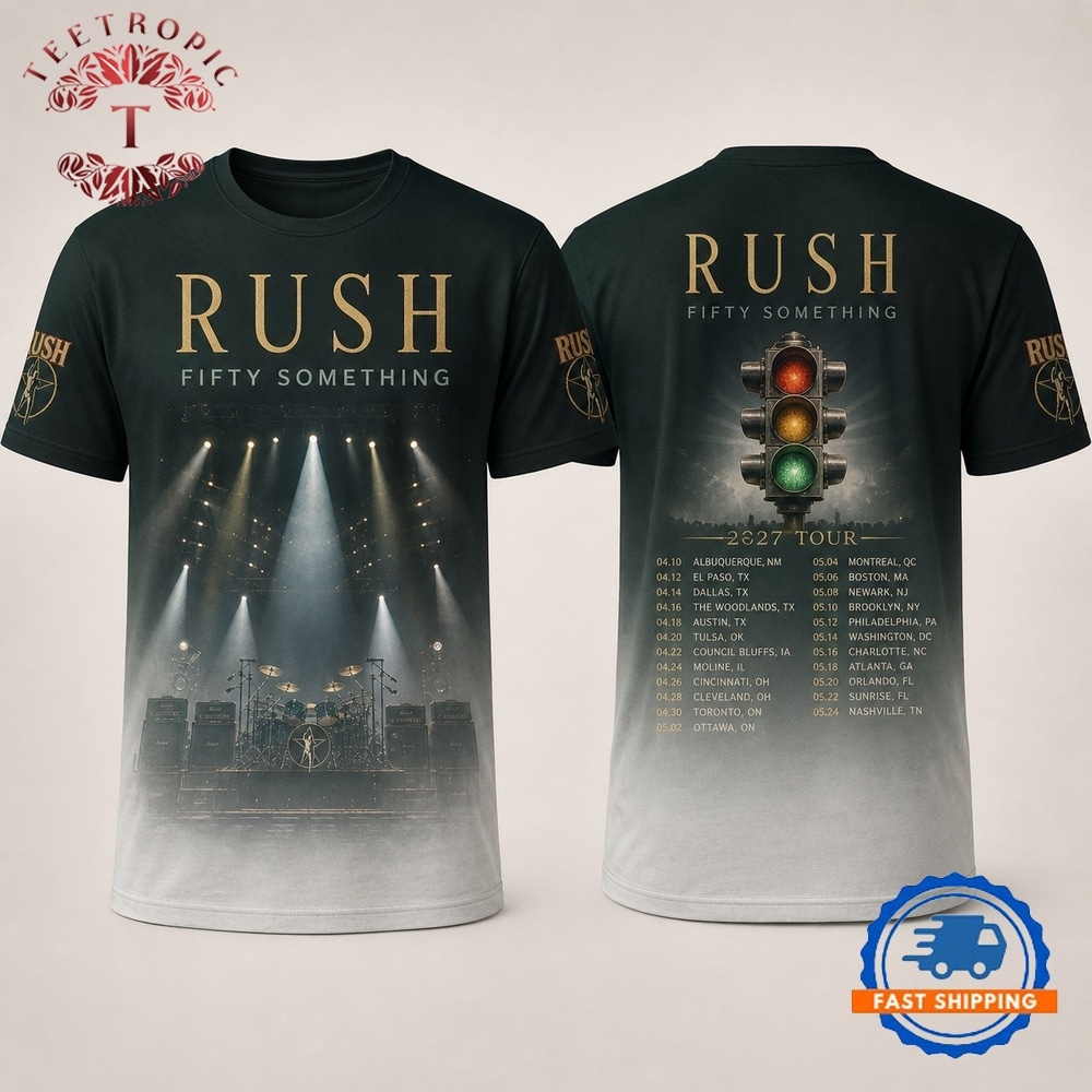 Rush Fifty Something 2027 Tour 3D Graphic 3D Shirt