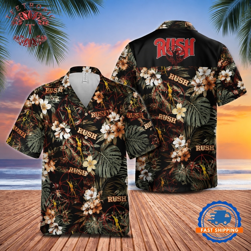 Rush Floral Spirit of Radio Hawaiian Shirt