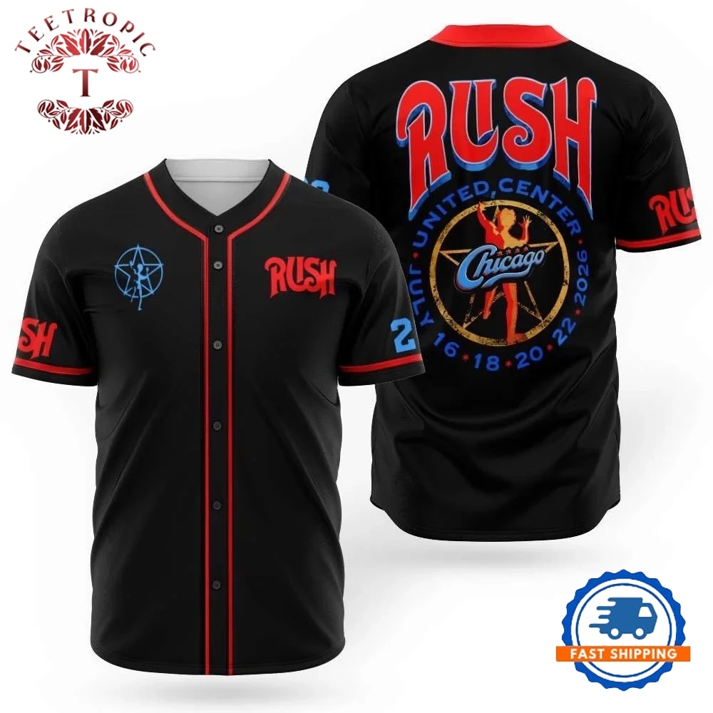 Rush Merch Fifty Something Tour Jersey Shirt