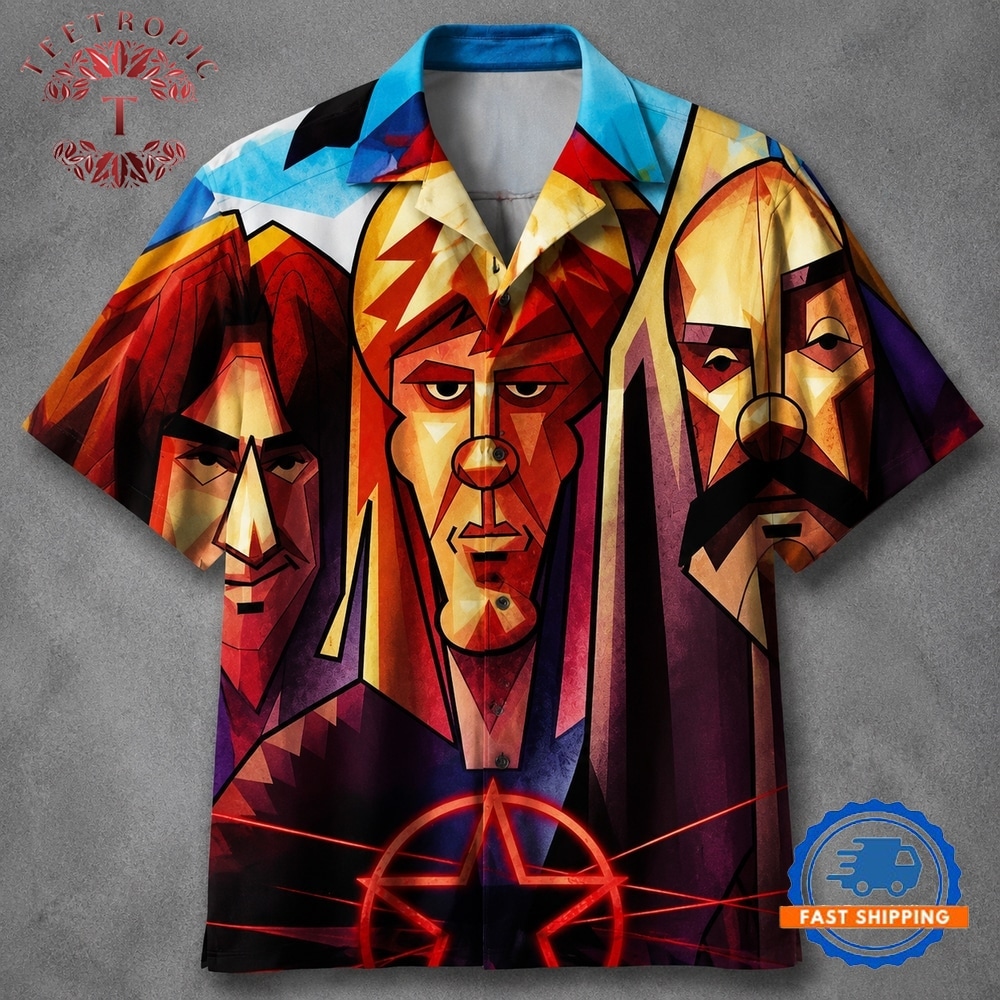 Rush Progressive Portraits Hawaiian Shirt