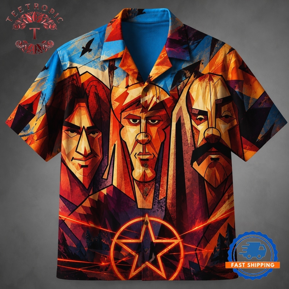 Rush Progressive Portraits Hawaiian Shirt