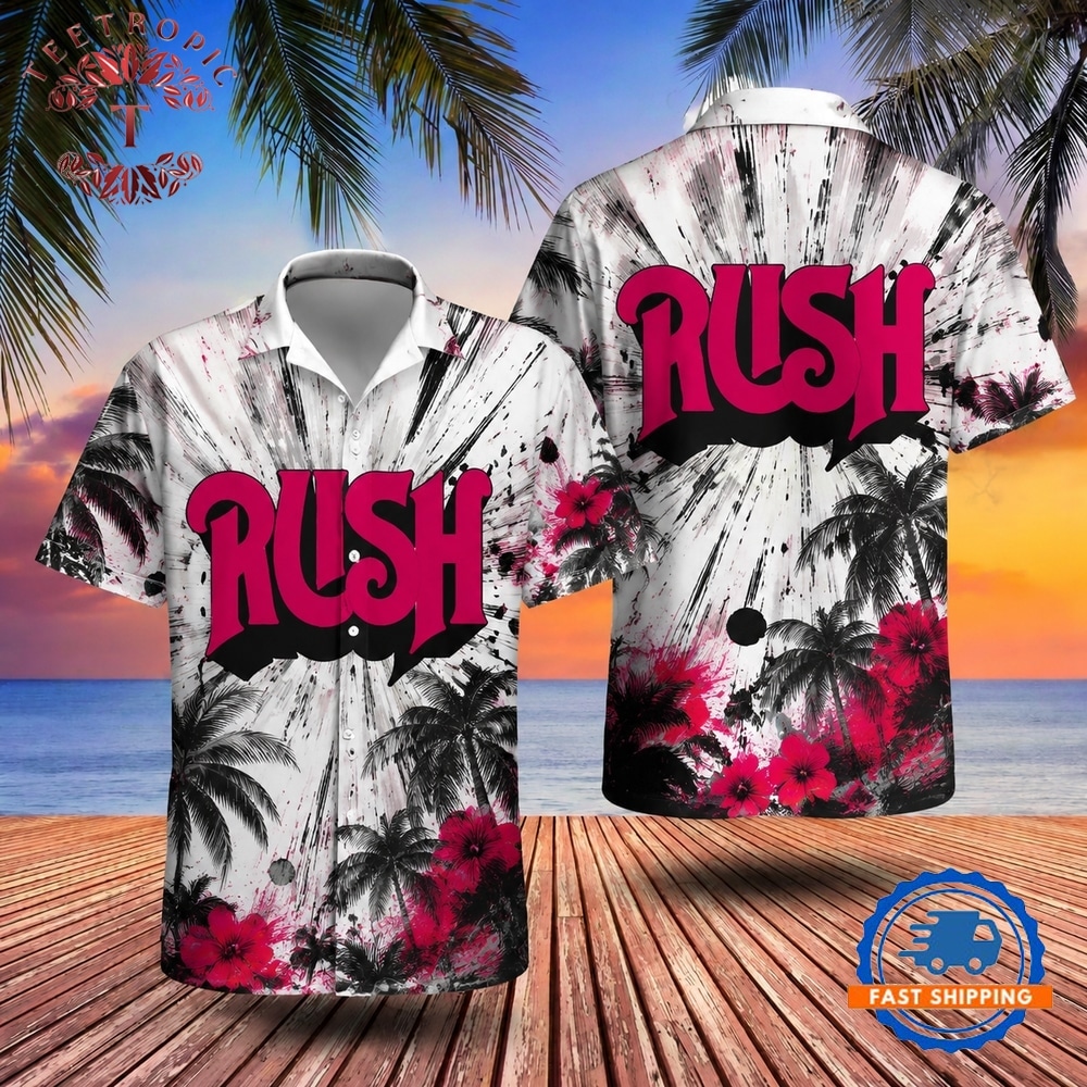Rush Retro Logo Classic Hawaiian Shirt