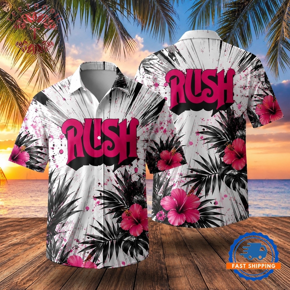 Rush Retro Logo Classic Hawaiian Shirt