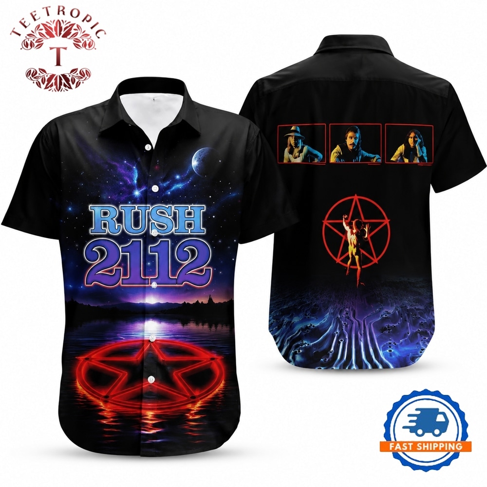 Rush Rock Band 2112 Album Hawaiian Shirt