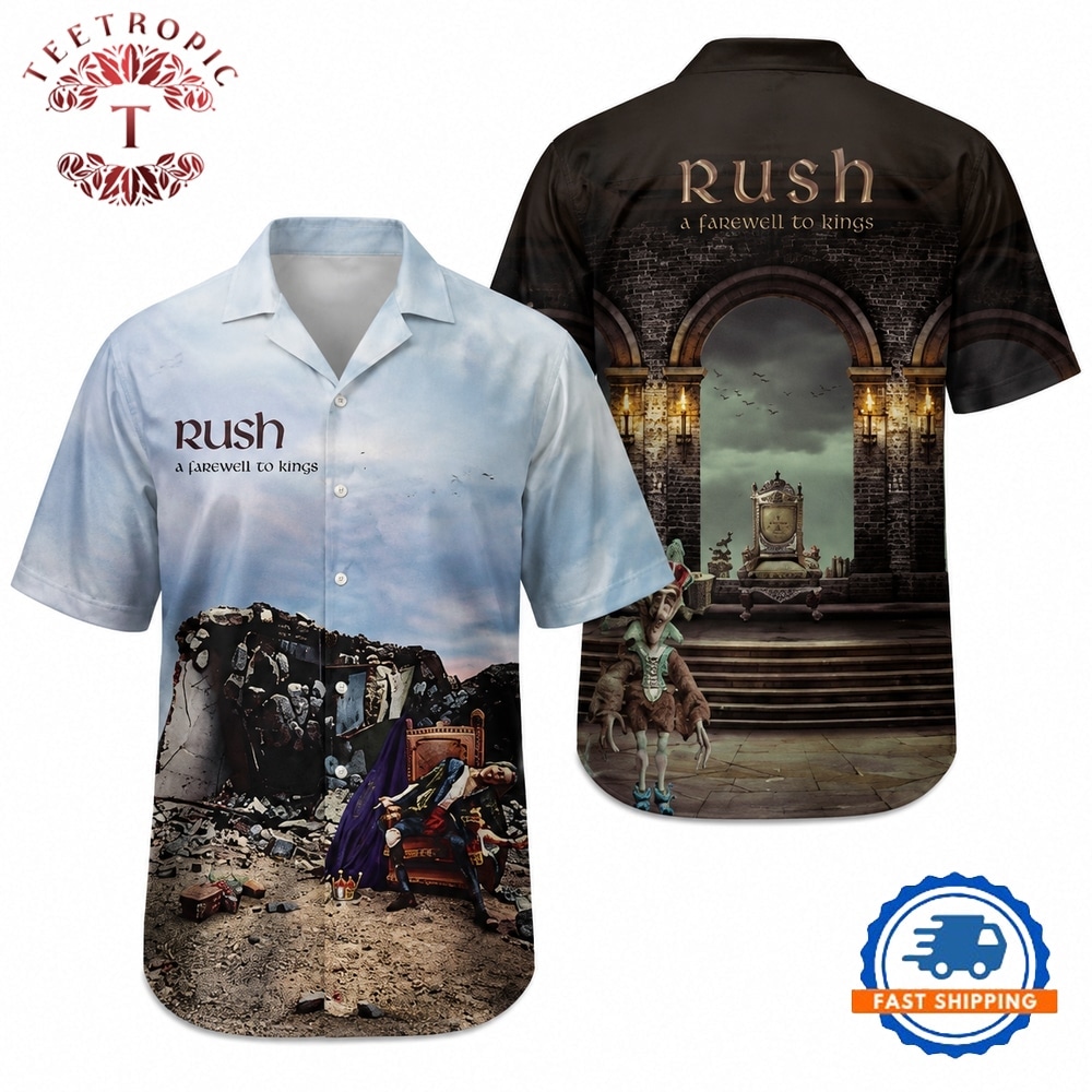 Rush Rock Band A Farewell To Kings Album Hawaiian Shirt