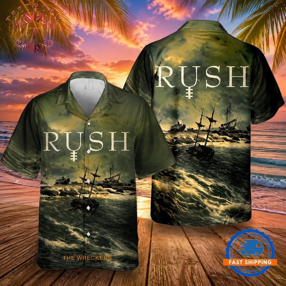 Rush The Wreckers Album Hawaiian Shirt