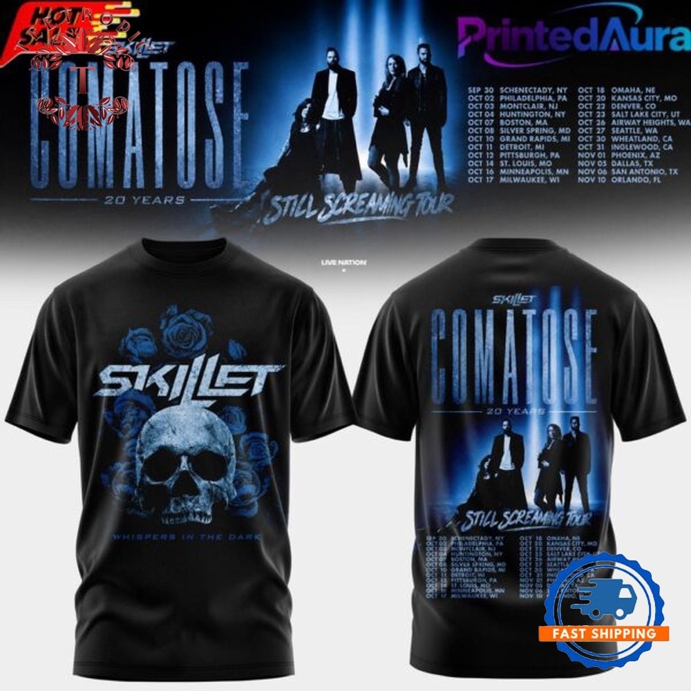 SKILLET COMATOSE 20 YEARS T SHIRT
