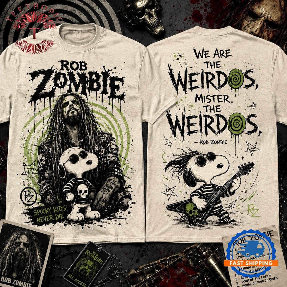 Spooky Kids Never Die Rob Zombie 3D Shirt