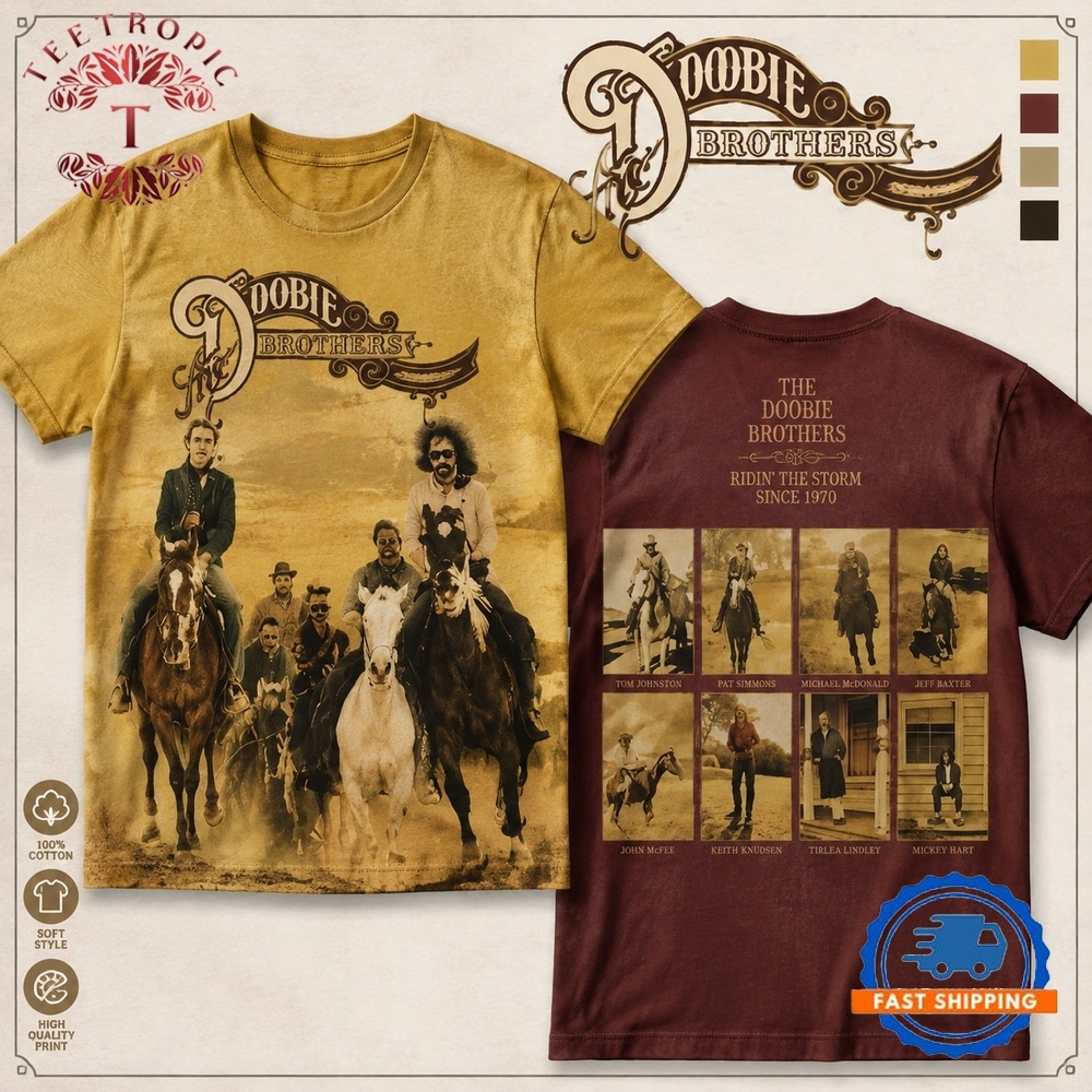 The Doobie Brothers Stampede Album Cover AOP 3D T Shirt