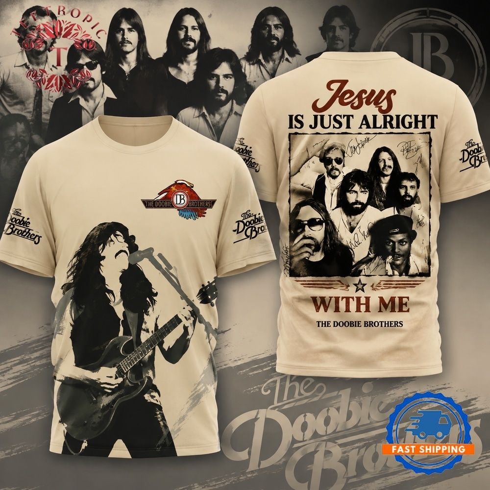 The Doobie Brothers With Me AOP 3D T Shirt