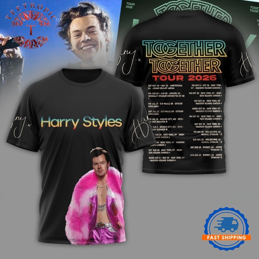 Harry Styles Merch Together Together Tour 2026 T Shirt