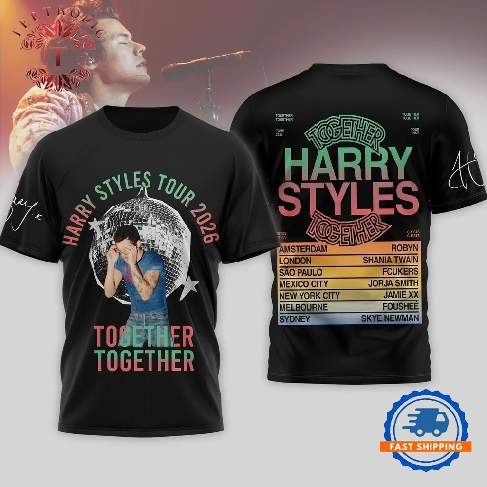 Harry Styles Tour 2026 Merch Together Together T Shirt