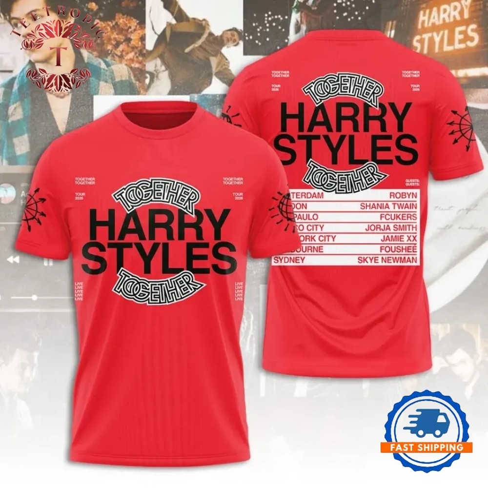 Harry Tour 2026 3D Shirt