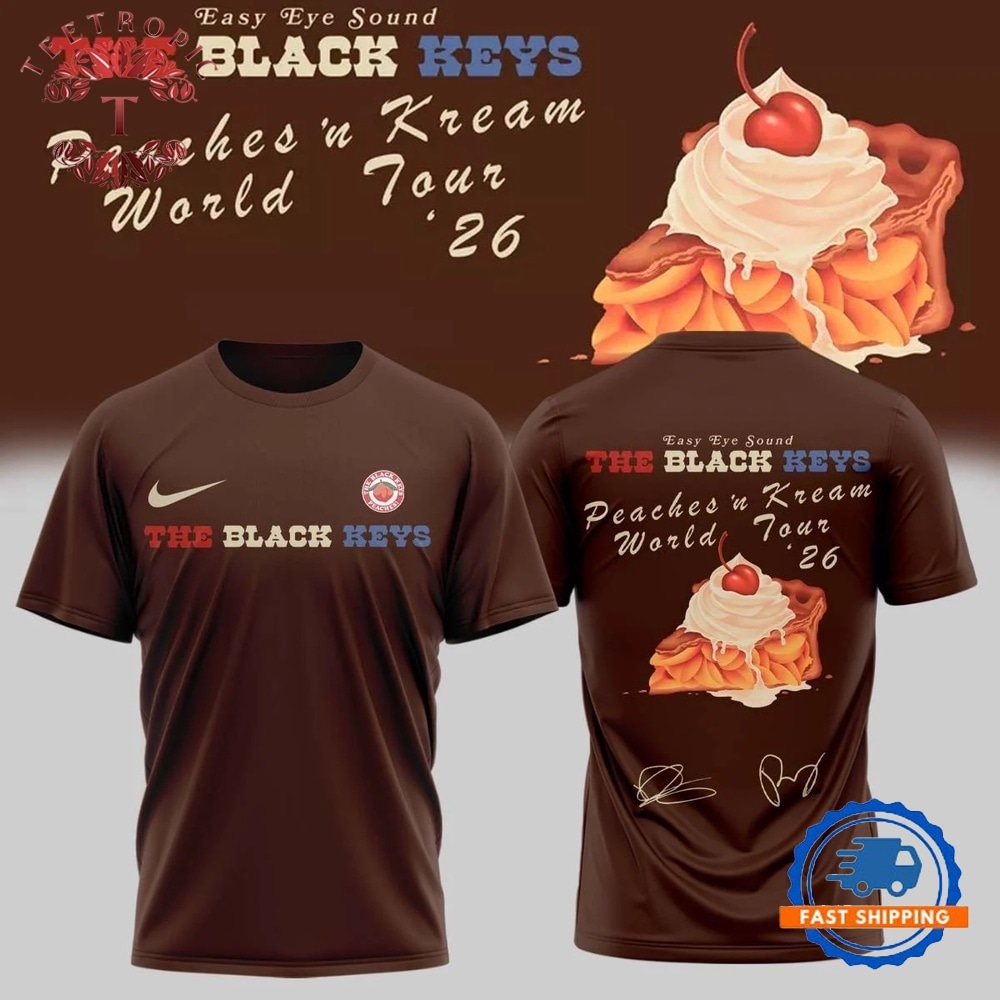 The Black Keys Peaches N Kream World Tour 2026 3D Shirt